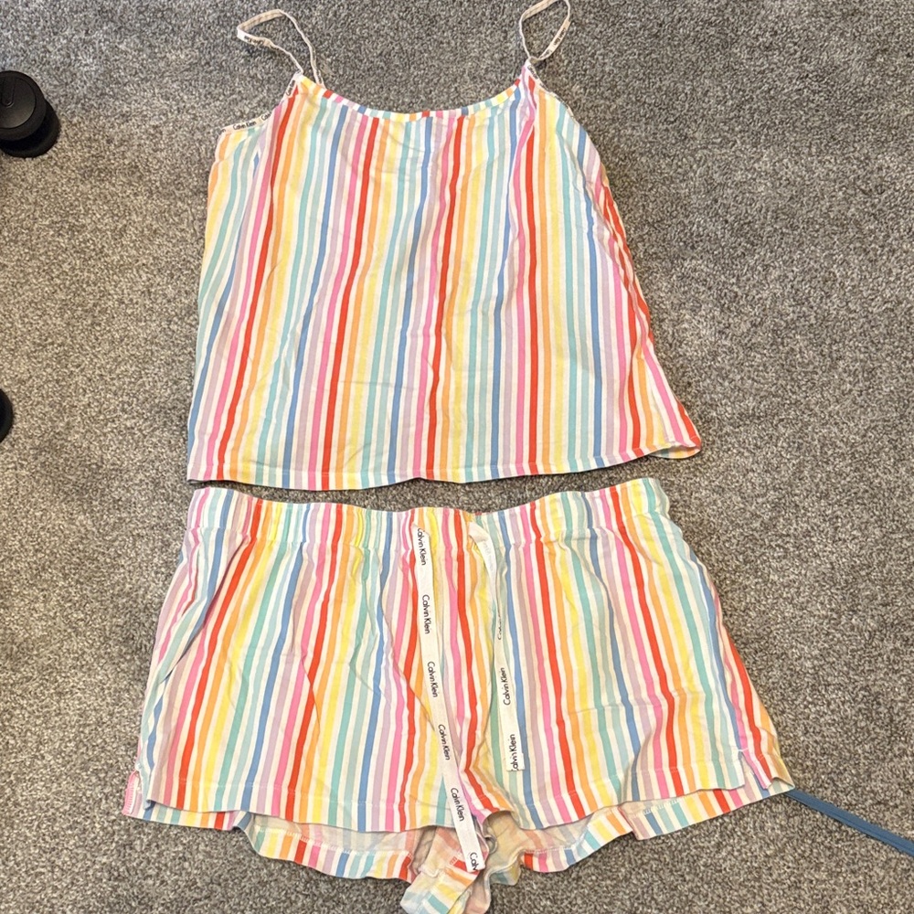 Striped Pajama Set